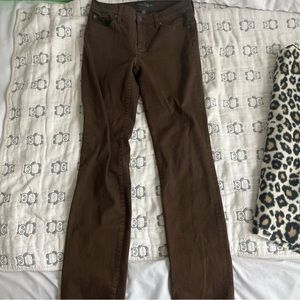 Ralph Lauren old money brown jeans